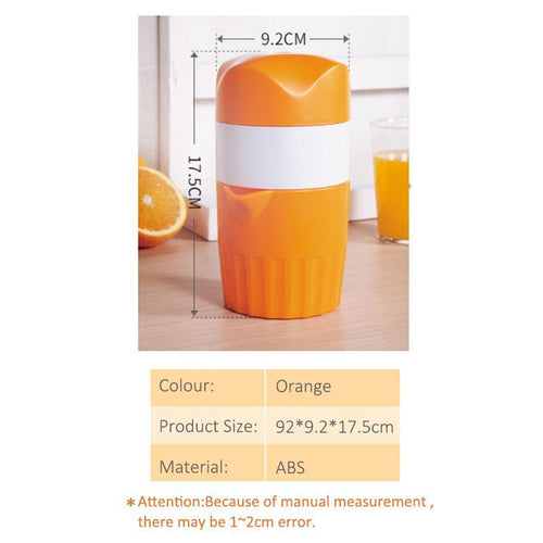 Citrus Squeeze Portable Orange Juicer - FreshPress