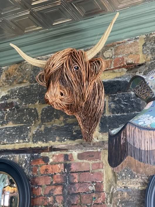 Rustic Cow Head Wall Decor - TimberNest Designs