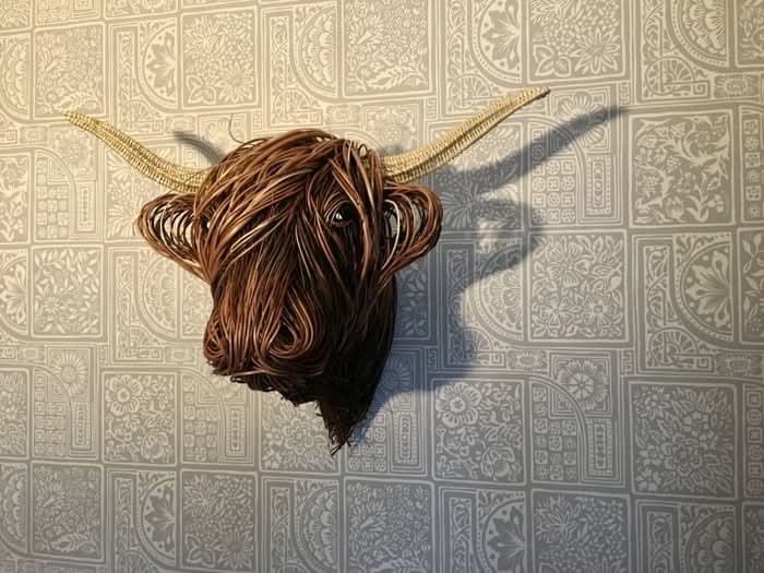 Rustic Cow Head Wall Decor - TimberNest Designs