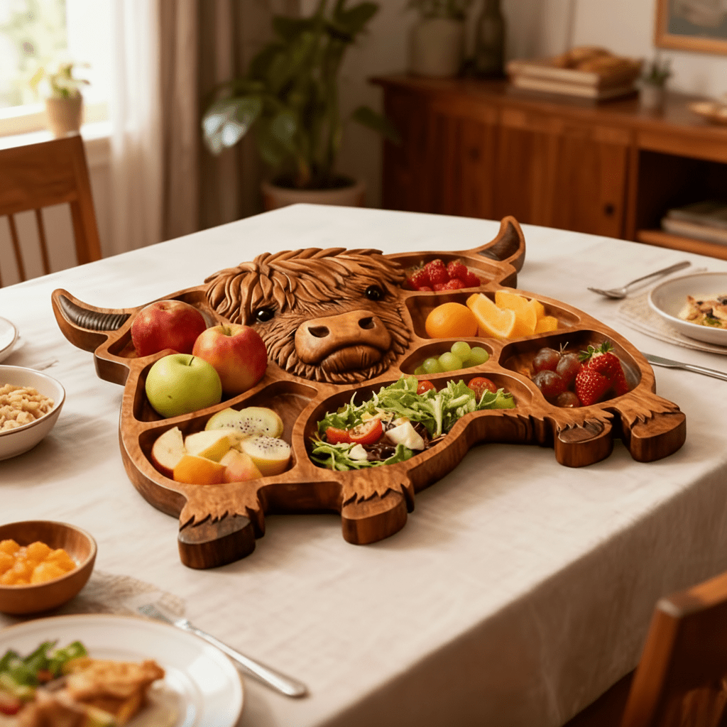 Rustic Wooden Charcuterie Board - ArtisanCrafted