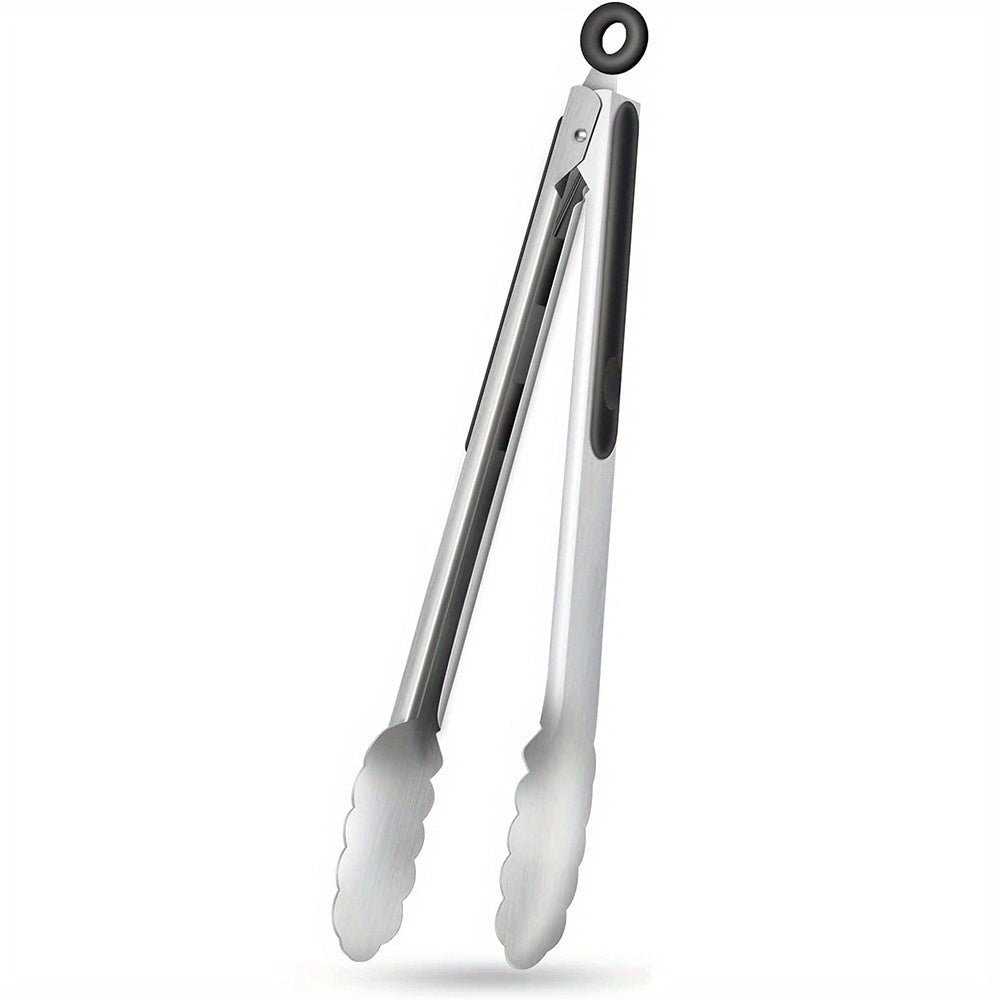 Precision Tongs - CulinaryCraft Stainless Steel for Grilling