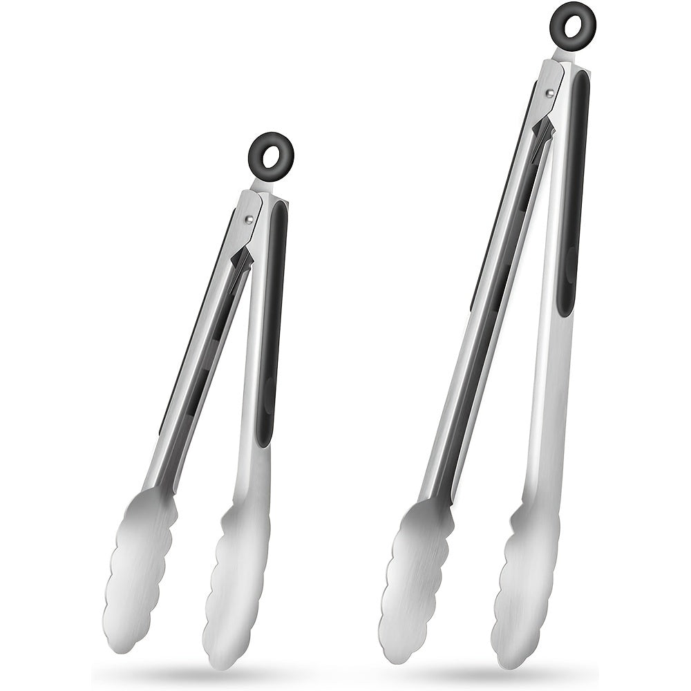Precision Tongs - CulinaryCraft Stainless Steel for Grilling