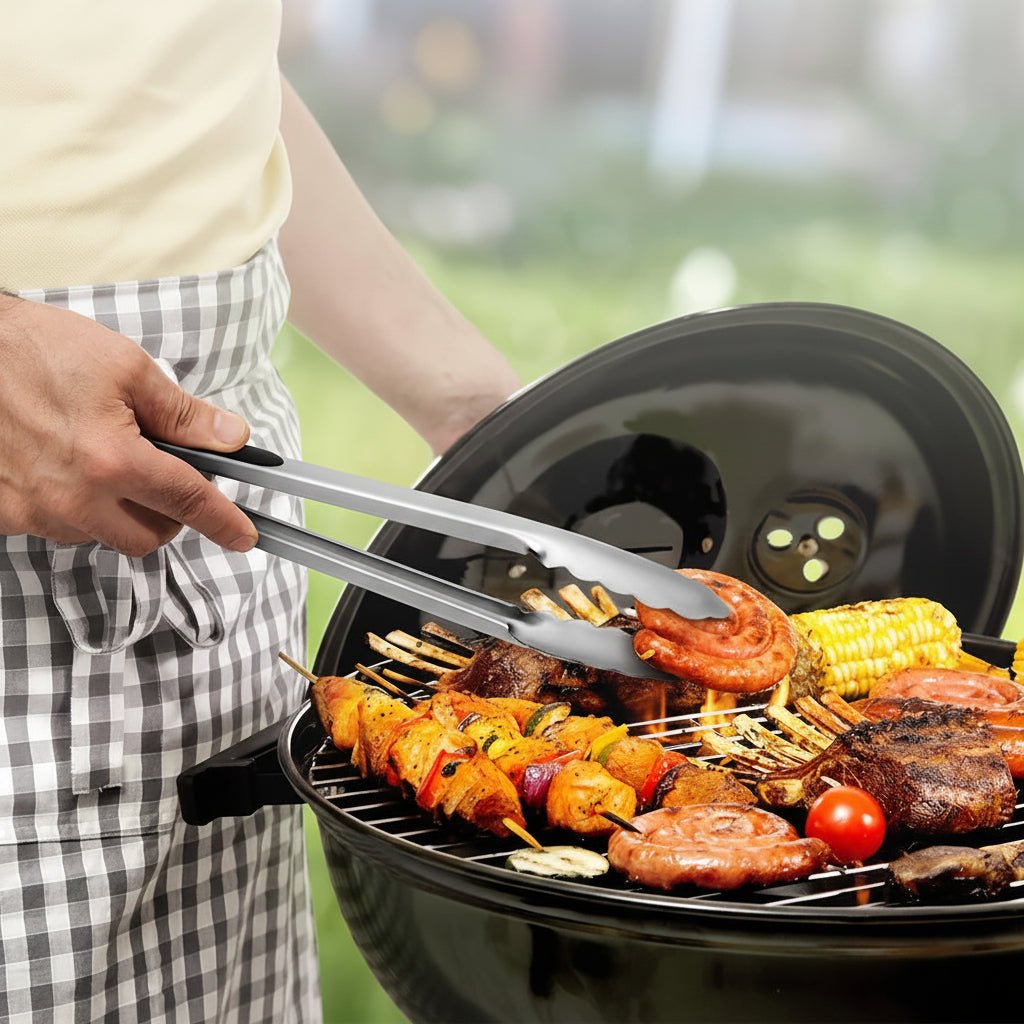 Precision Tongs - CulinaryCraft Stainless Steel for Grilling