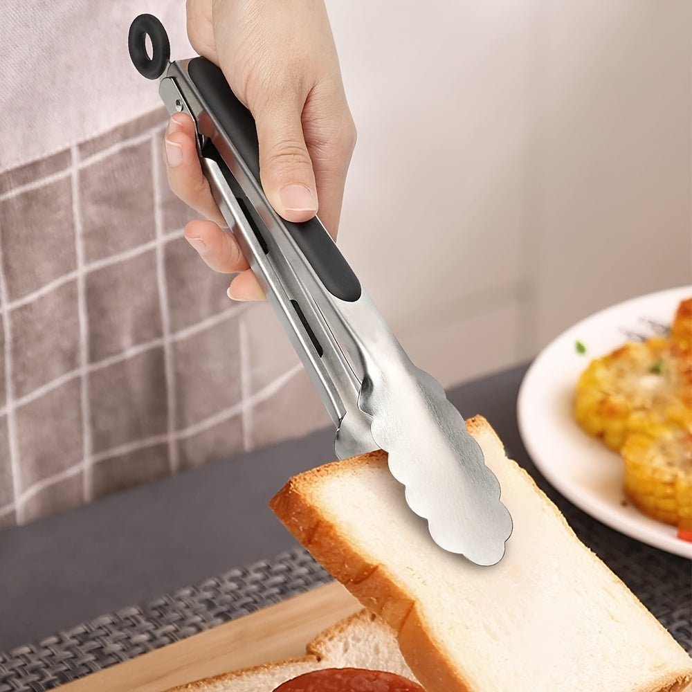 Precision Tongs - CulinaryCraft Stainless Steel for Grilling