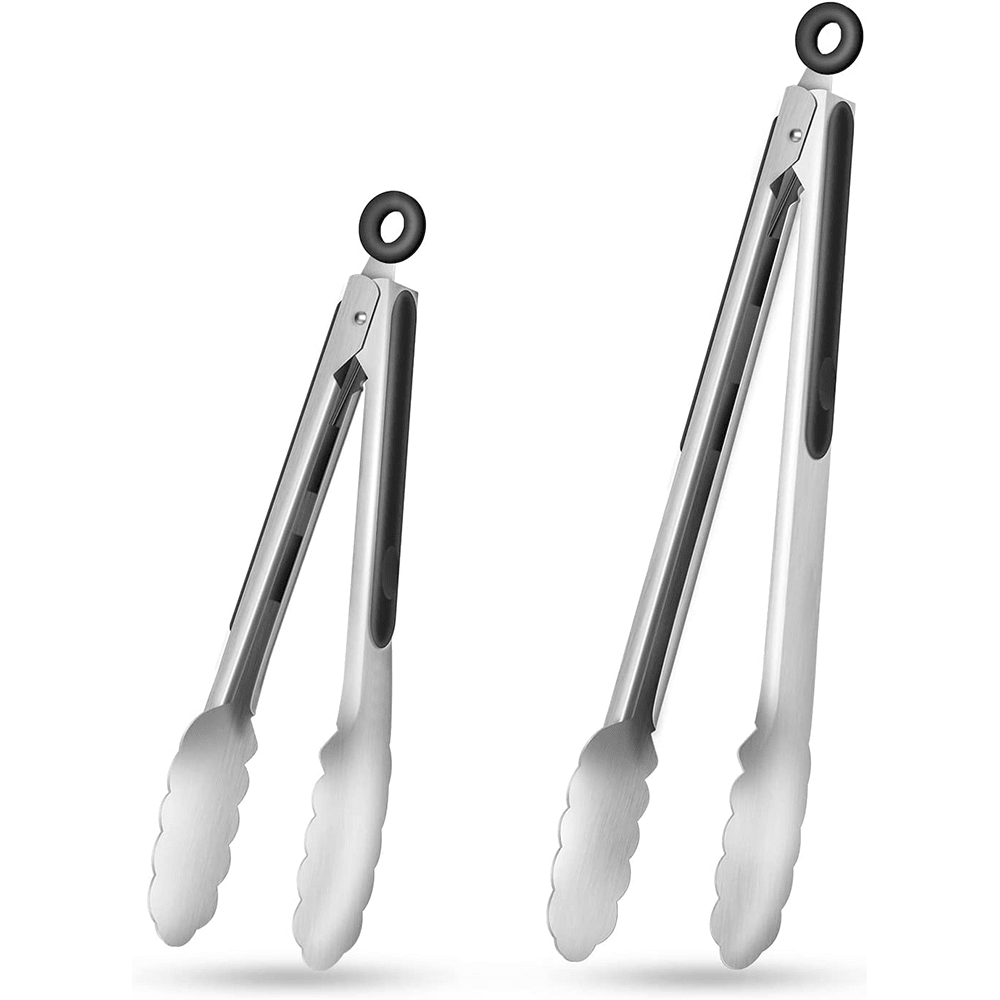 Precision Tongs - CulinaryCraft Stainless Steel for Grilling