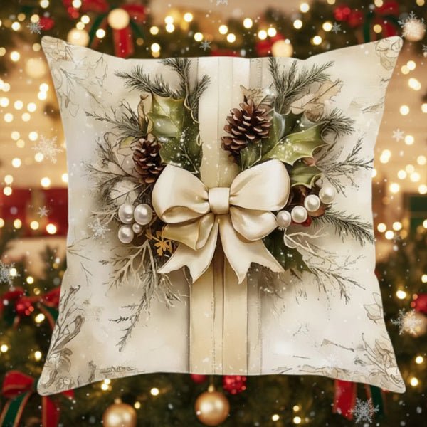 Festive Velvet Cushion Covers - CozyNest Decor