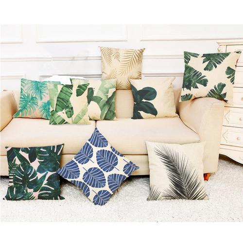 Palm Leaves Throw Pillow - LuxeHome Decor