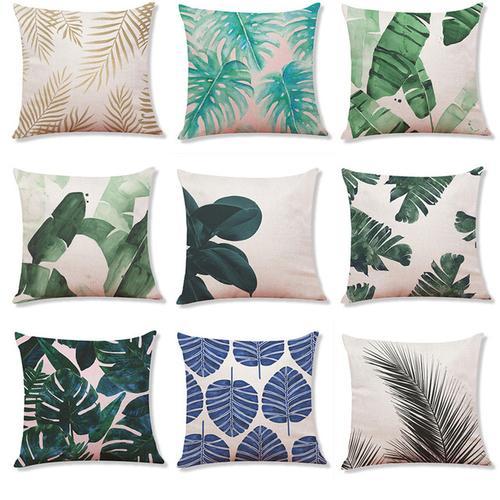 Palm Leaves Throw Pillow - LuxeHome Decor