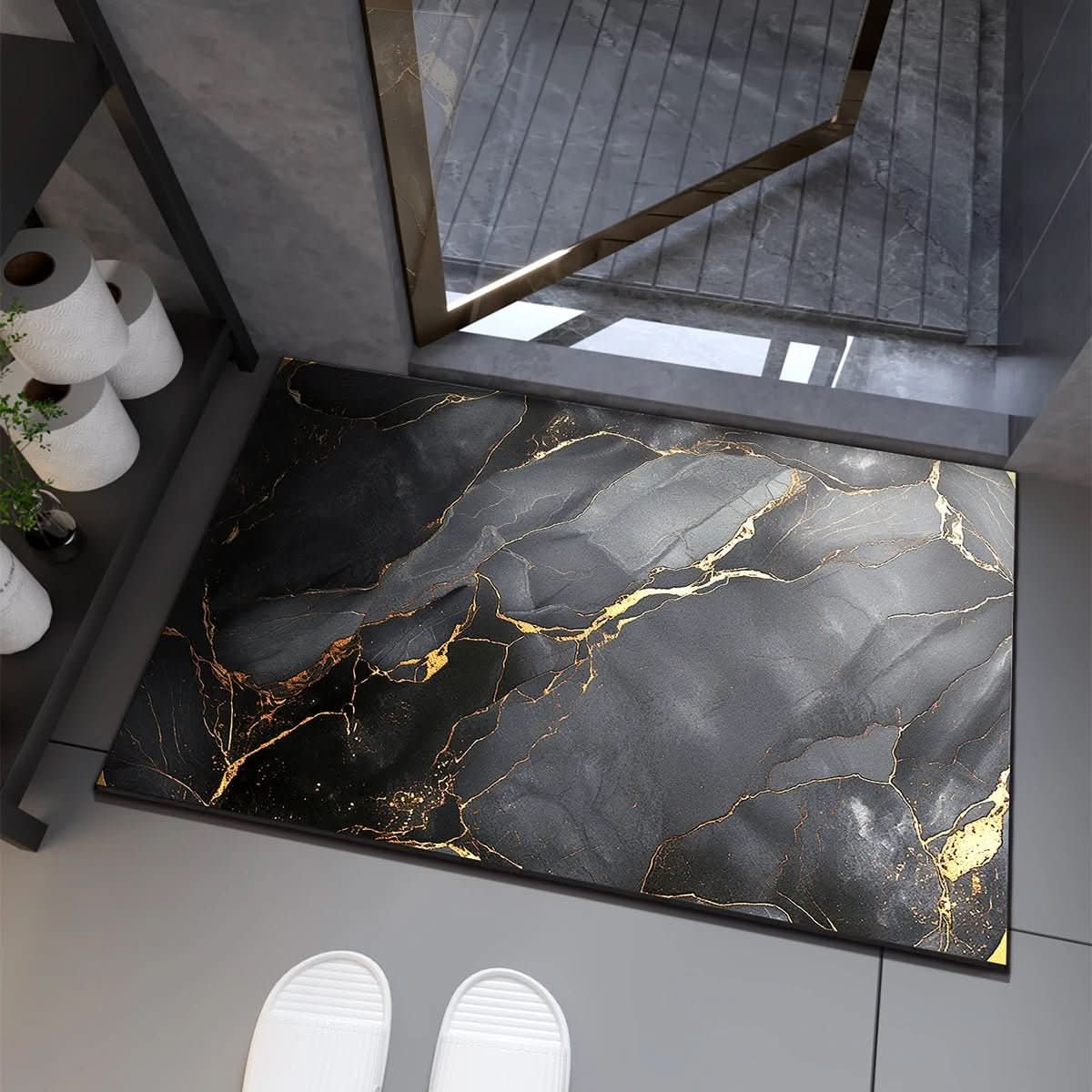 MoistureGuard Bath Mat - LuxeHome Non-Slip Quick-Dry Design
