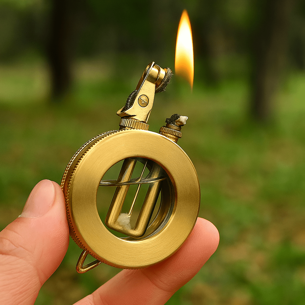 Classic Metal Lighter - EmberCraft Retro Design