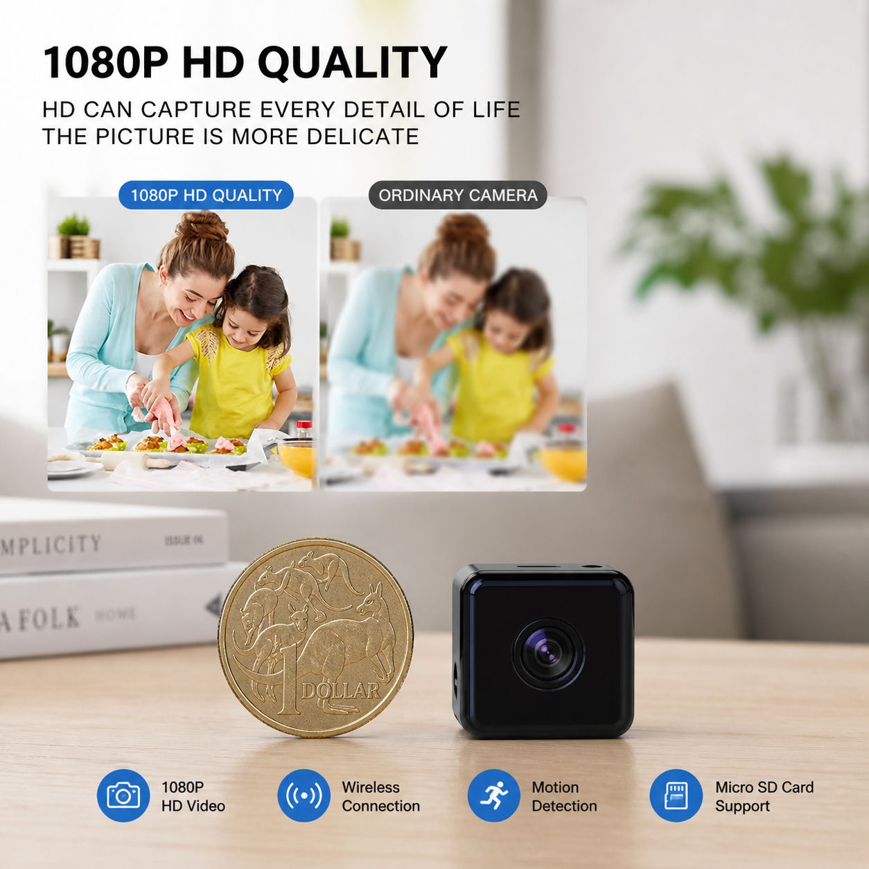 Mini Wireless Hidden Camera - SecureView