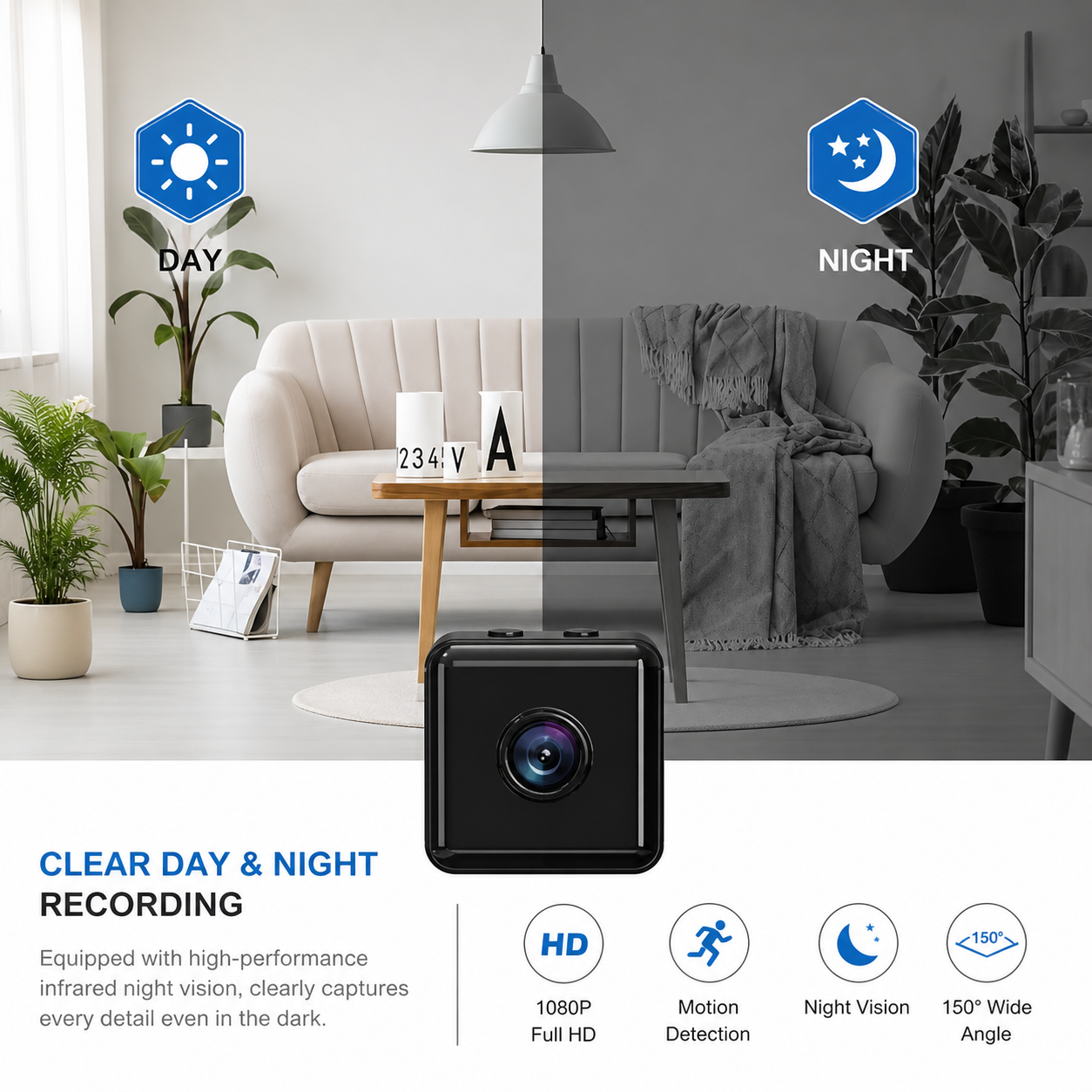 Mini Wireless Hidden Camera - SecureView