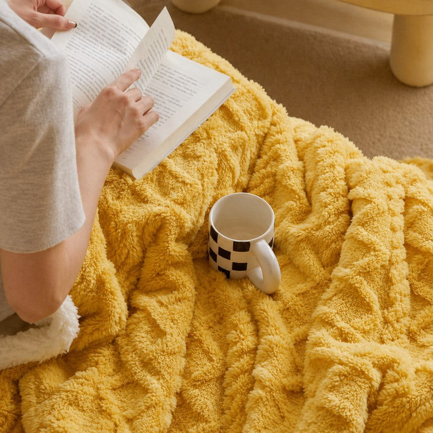 Lambswool Winter Blanket - LuxeWool