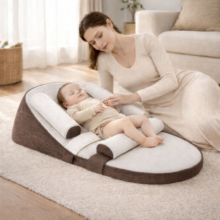 DreamNest Baby Pillow - Anti-Reflux Side Sleeper Support