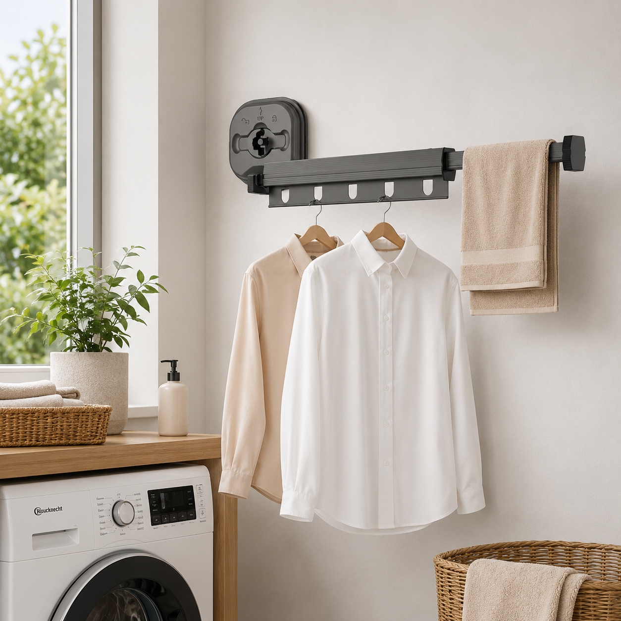 Retractable Drying Rack - LuxeSpace