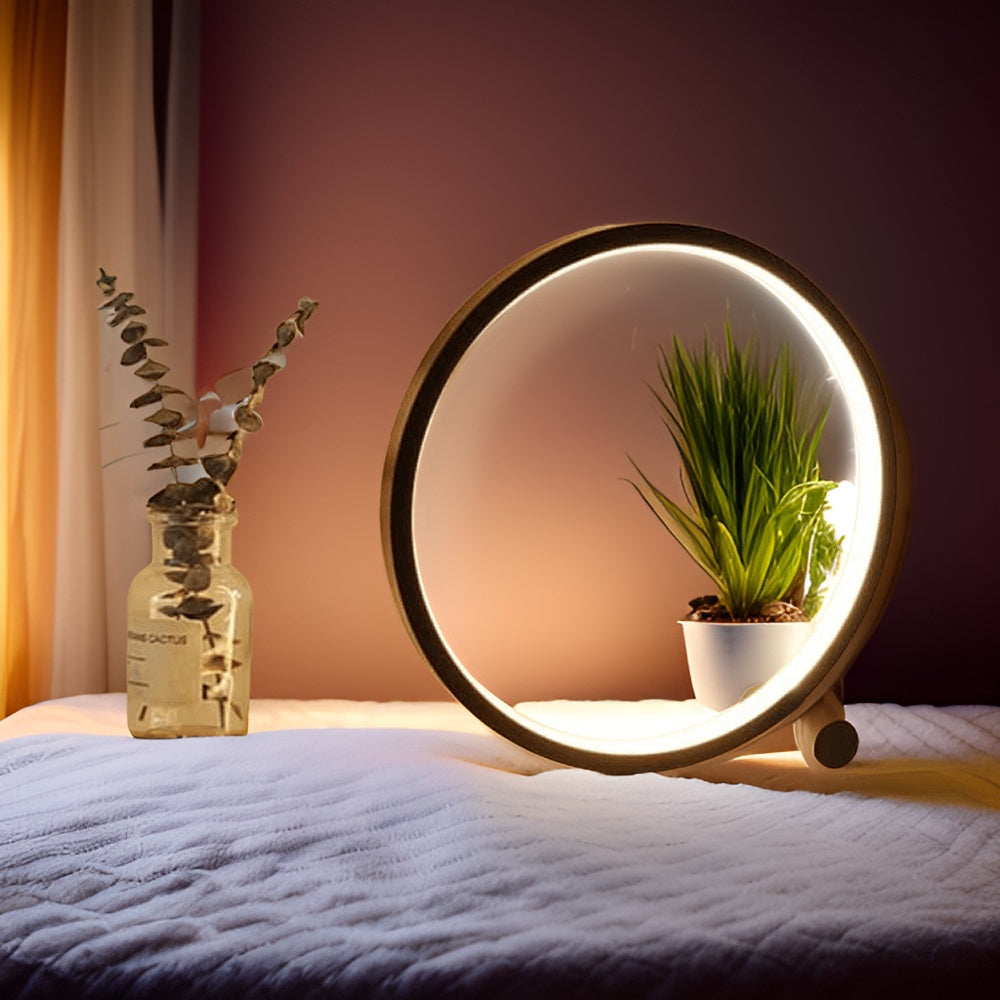 Dimmable Table Lamp - LumaNest EclipseAura