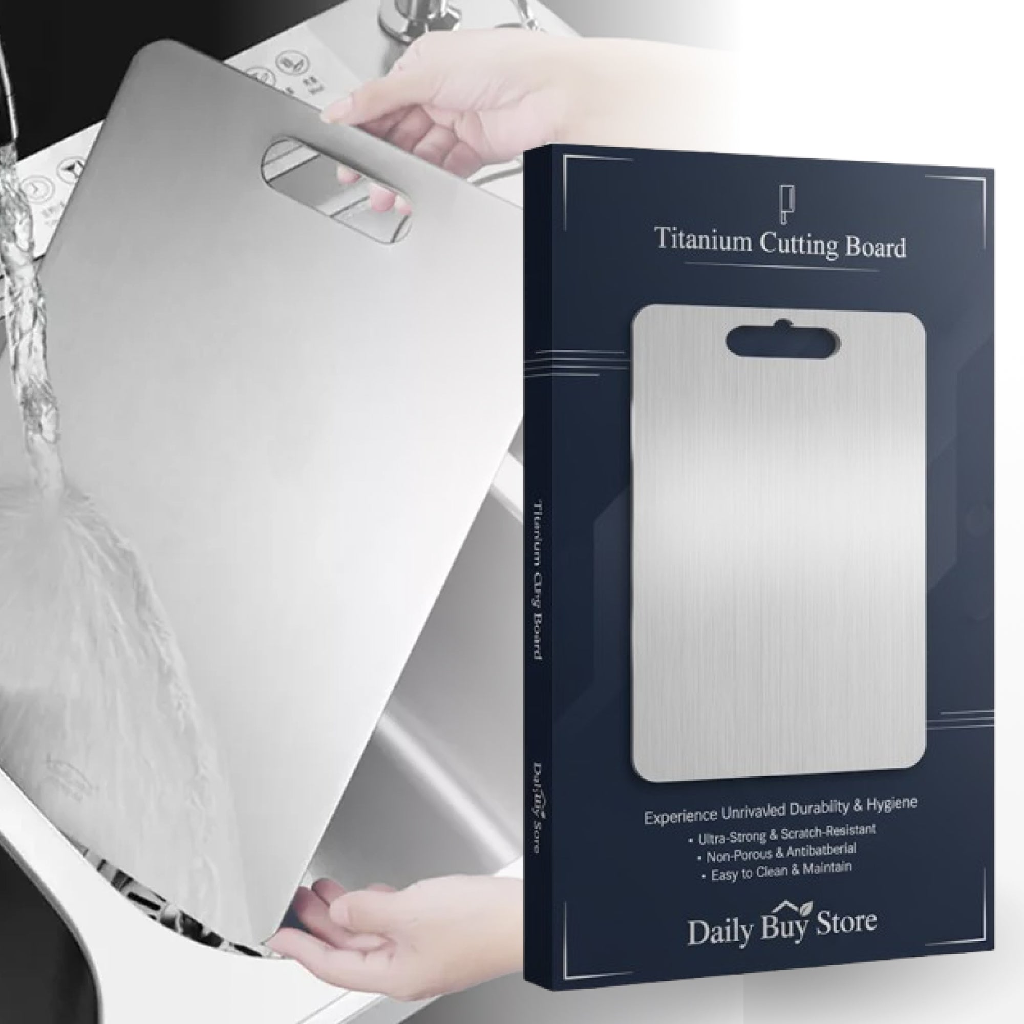 Titanium Cutting Board - ChefCrafted Essentials