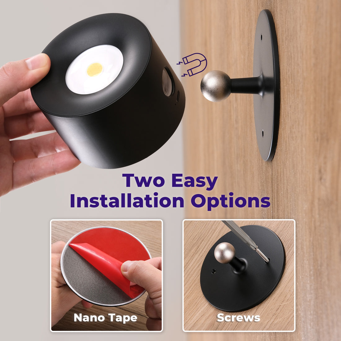 Magnetic Wall Light - Lumina™ 360° Adjustable Illumination