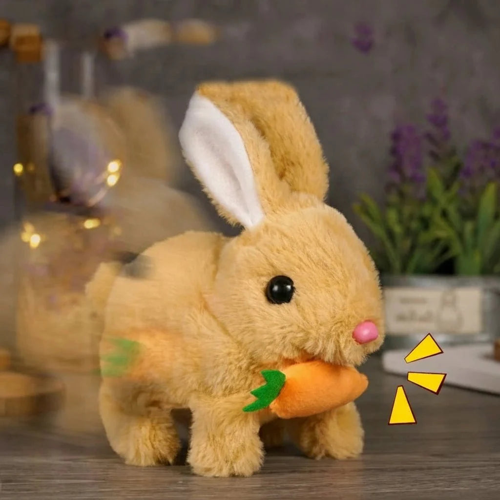 Bouncing Bunny Plush Toy - JoyfulHopper