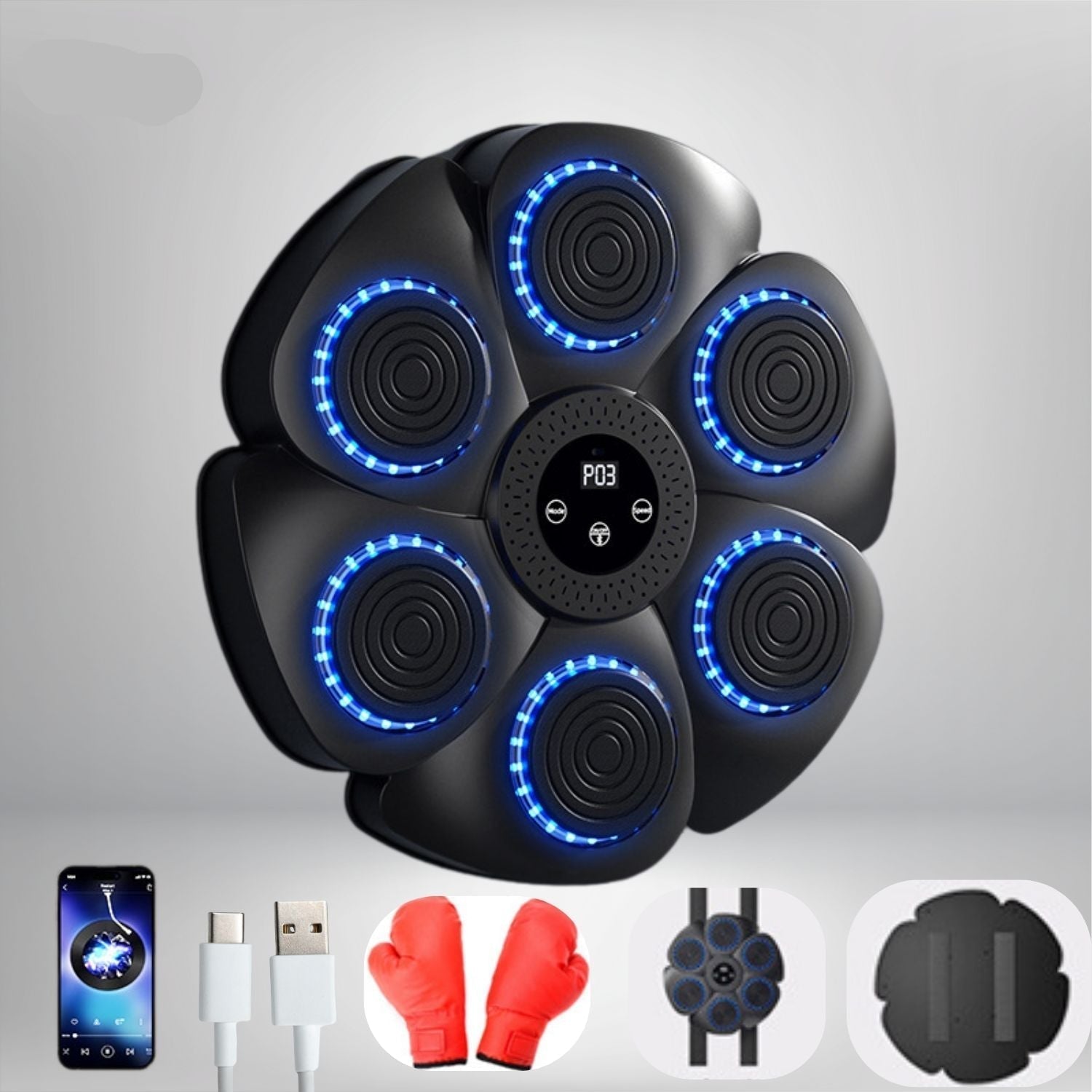 Smart Boxing Machine - FitPulse Interactive Home Trainer