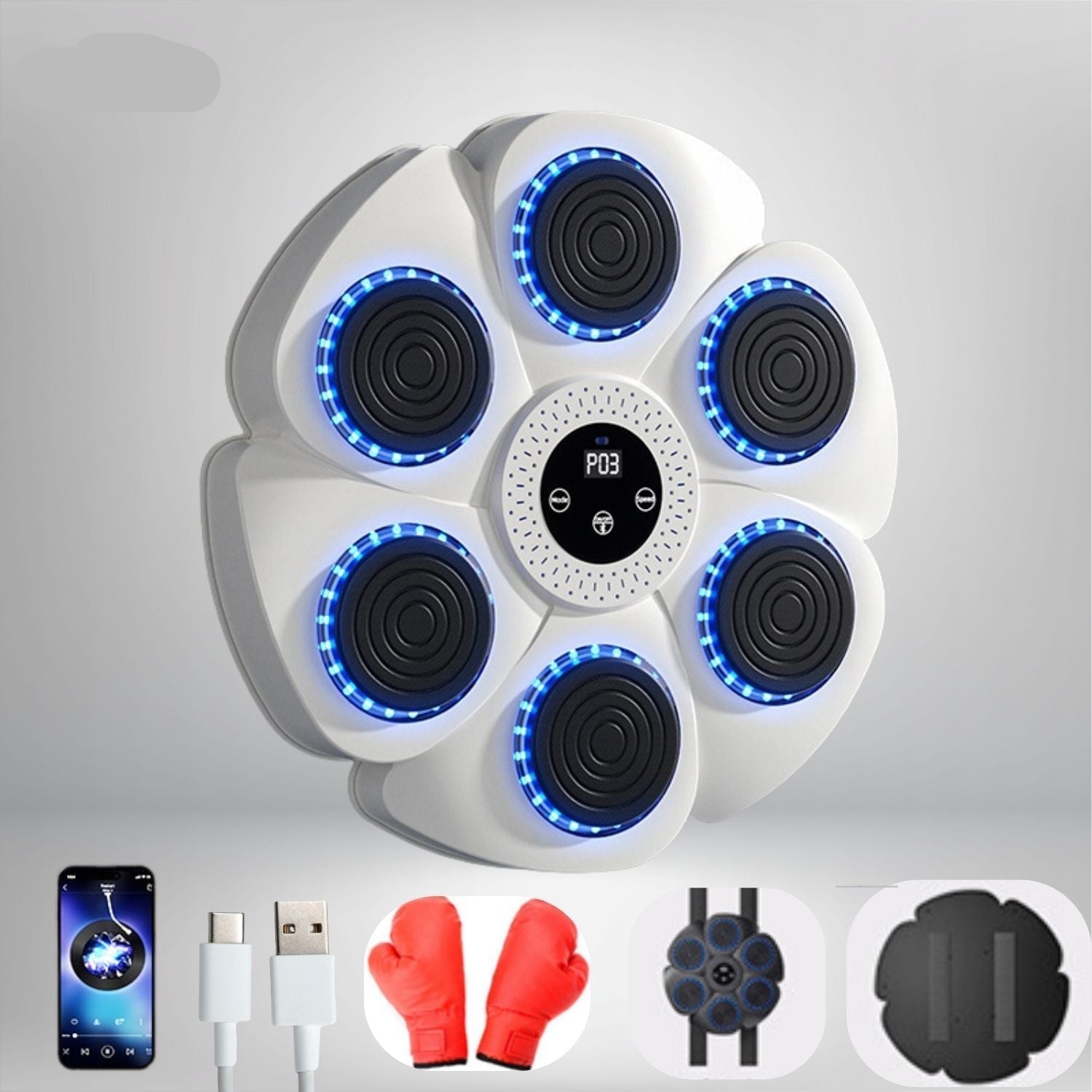 Smart Boxing Machine - FitPulse Interactive Home Trainer