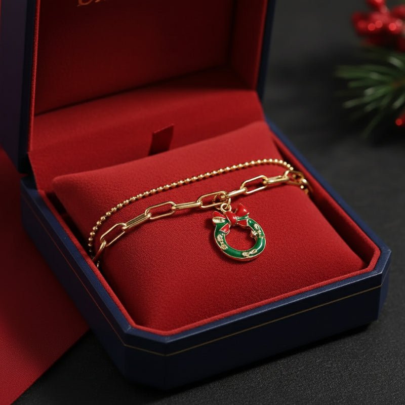 Charm Bracelet - LuxeFestive Gold-Plated Adjustable Jewelry