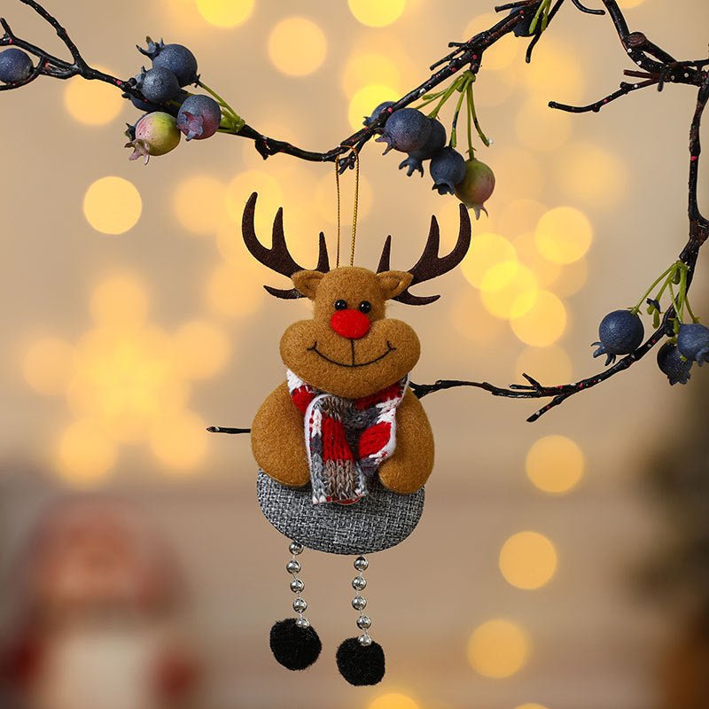 Cozy Winter Fabric Ornaments - LuxeCraft Decor