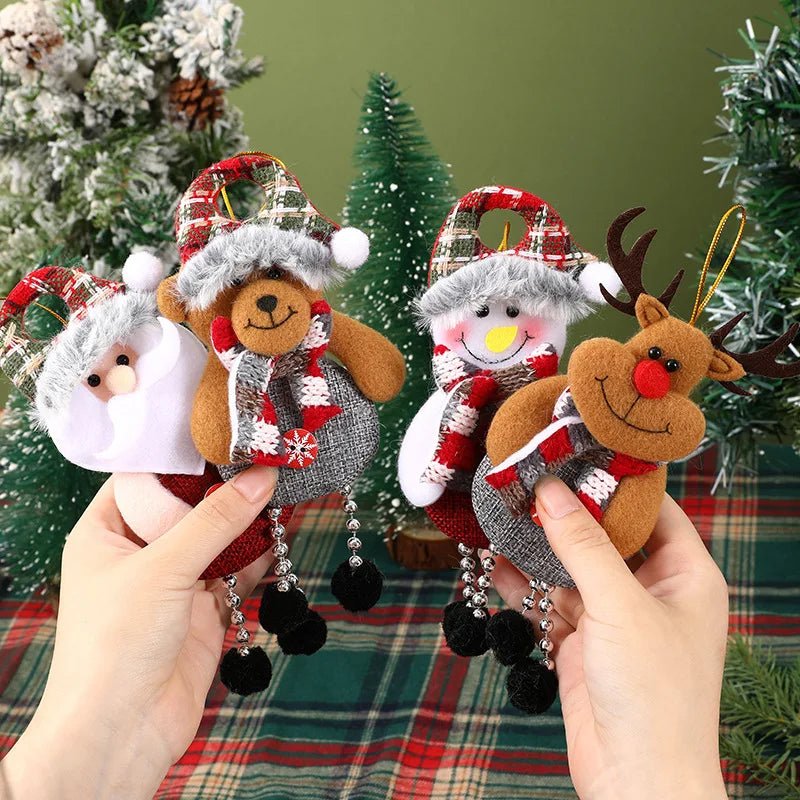 Cozy Winter Fabric Ornaments - LuxeCraft Decor