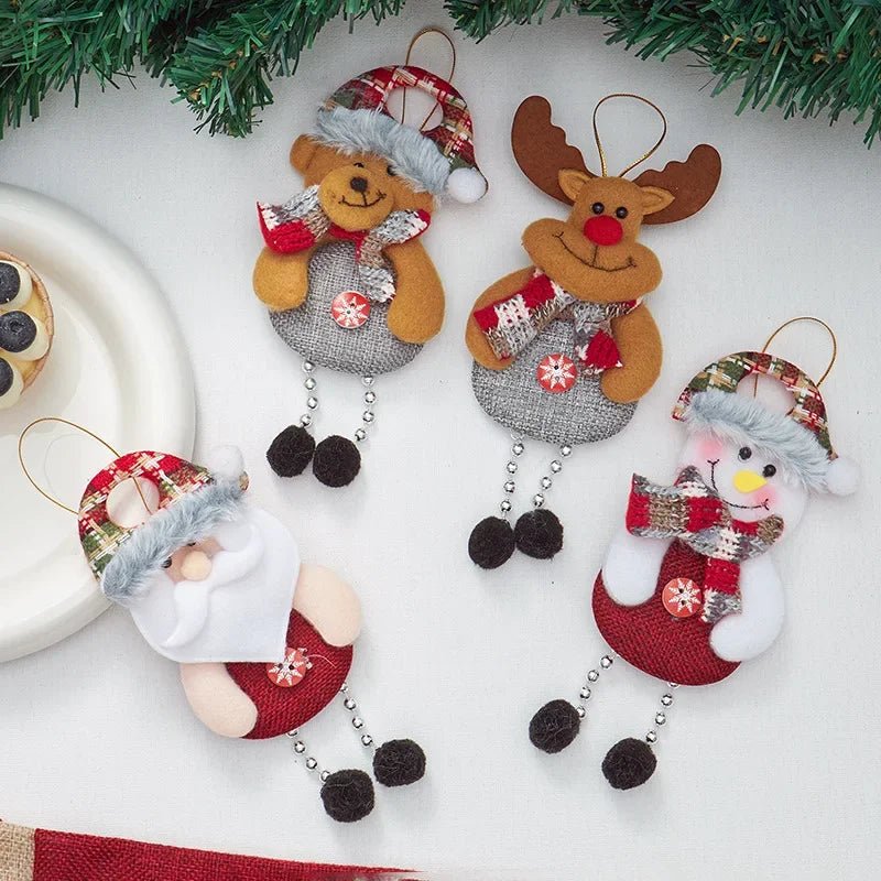 Cozy Winter Fabric Ornaments - LuxeCraft Decor