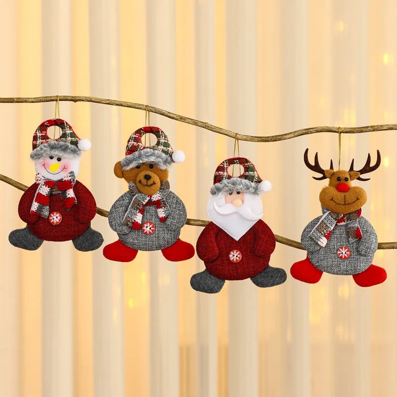 Cozy Winter Fabric Ornaments - LuxeCraft Decor