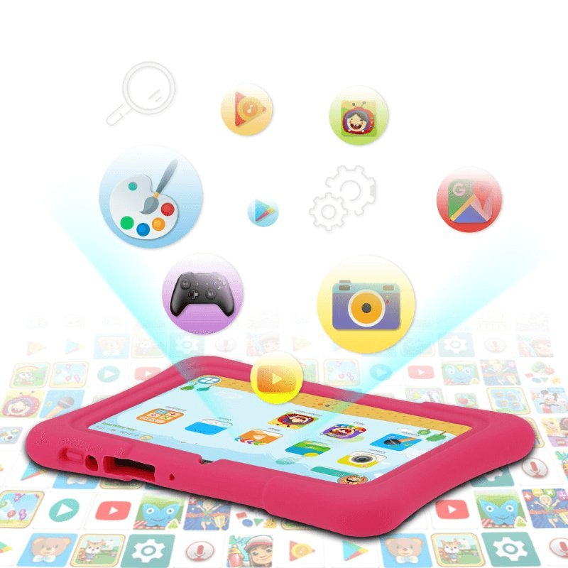 SmartLearn 7-Inch Kids Tablet with Dual Camera & 32GB Storage