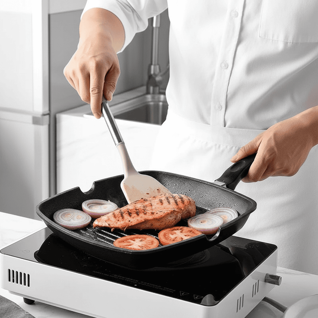 Silicone-Tipped Kitchen Utensil Set - CulinaryCraft