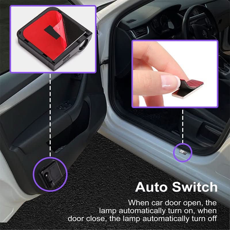 Wireless LED Car Door Projector - LuxLite