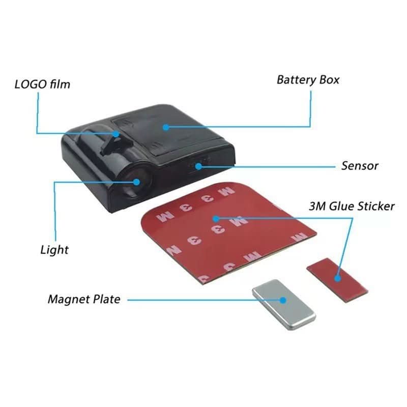 Wireless LED Car Door Projector - LuxLite