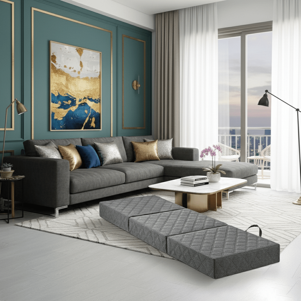 Space-Saving Hocker Bed - LuxeNest Designs