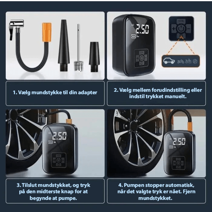 Tire Pump - SwiftAir Pro Compact Electric Inflator