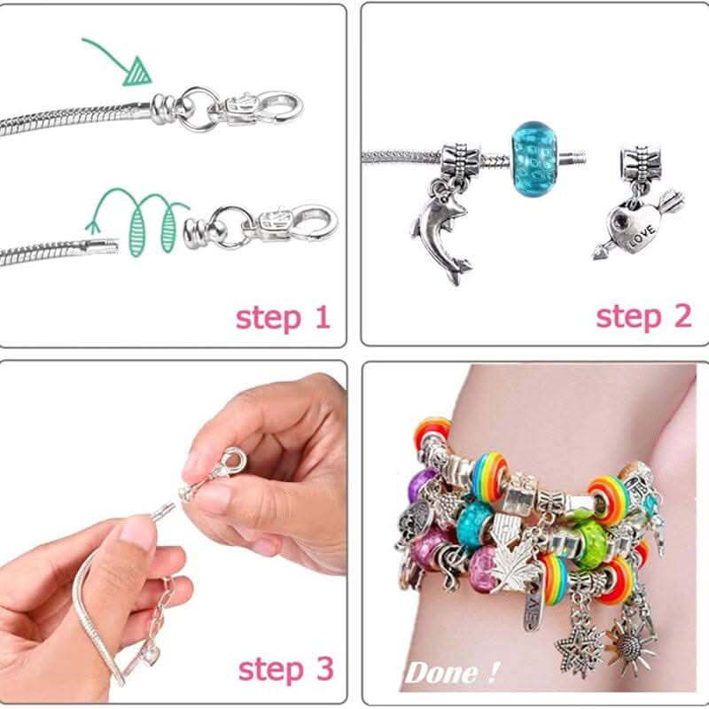 Charm Bracelet Craft Kit - SparkleJoy Creations
