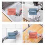 Dish Brush with Soap Dispenser - CleanWave Essentials