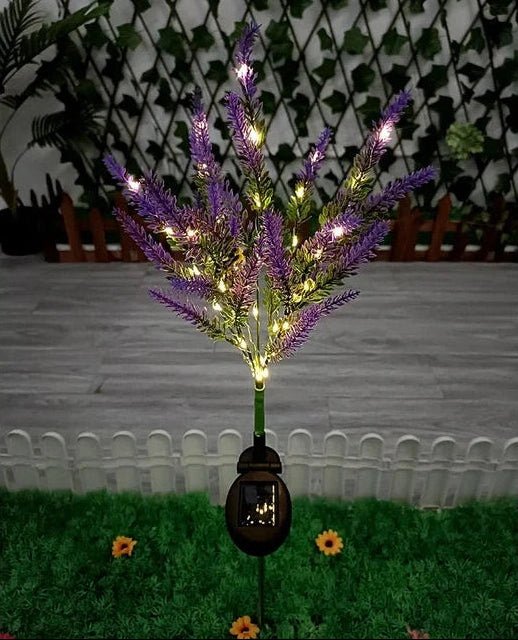 Solar Lavender Garden Lights - Luminara Bliss Set of 2