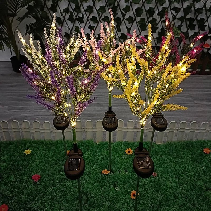 Solar Lavender Garden Lights - Luminara Bliss Set of 2