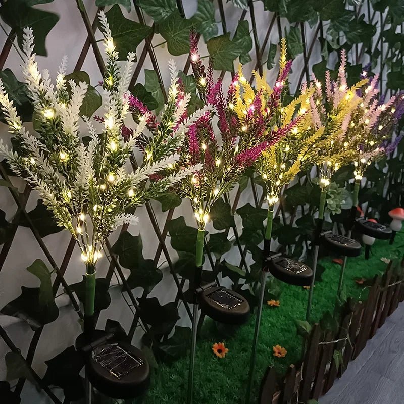 Solar Lavender Garden Lights - Luminara Bliss Set of 2