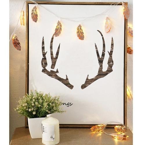 Delicate Leaf LED String Lights - Luminara Bliss