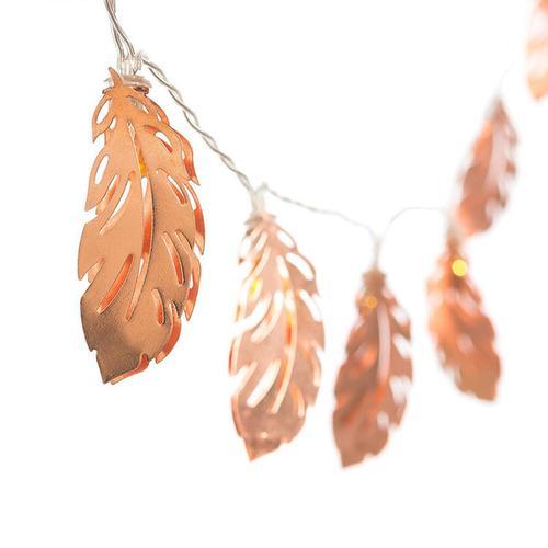 Delicate Leaf LED String Lights - Luminara Bliss