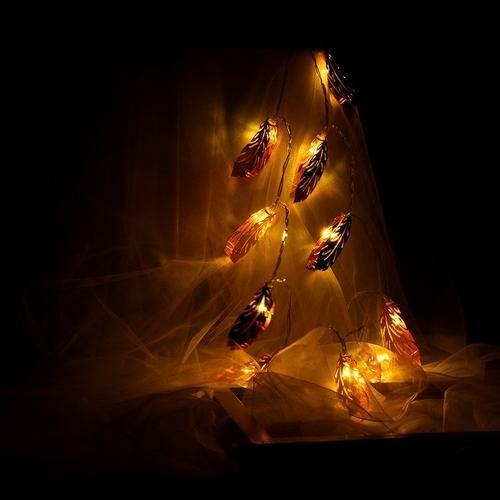 Delicate Leaf LED String Lights - Luminara Bliss
