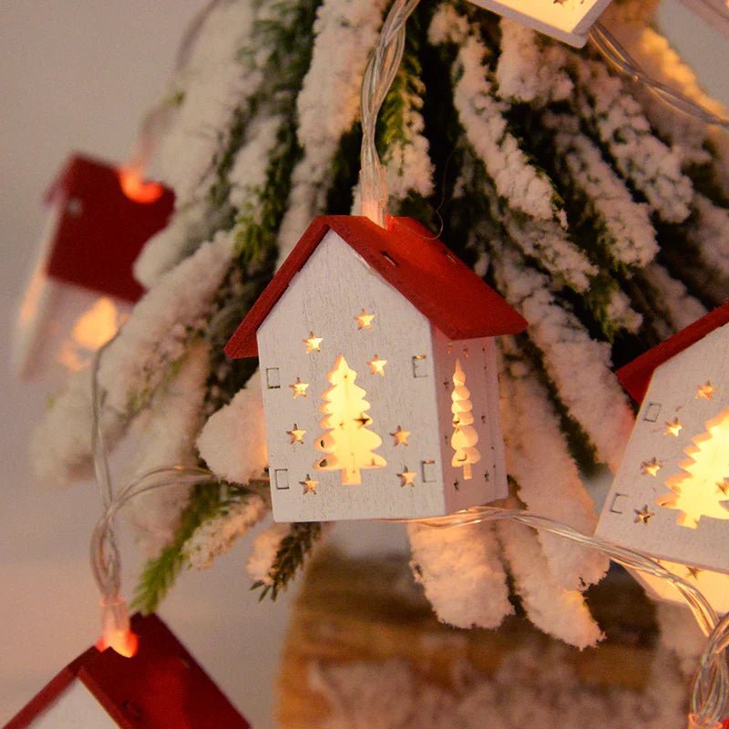 Warm White LED Wooden Light Strip - LuminaCraft