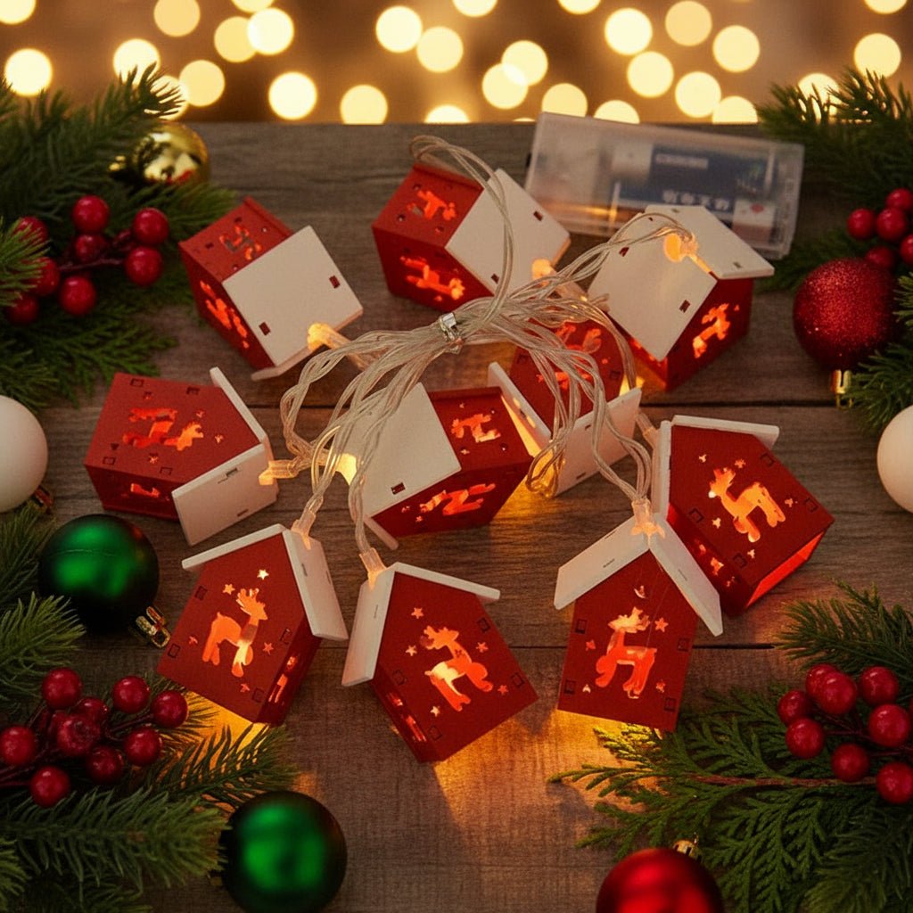 Warm White LED Wooden Light Strip - LuminaCraft