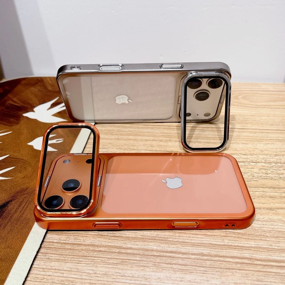Ultra-Thin iPhone 17 Case with Foldable Stand - Luxora