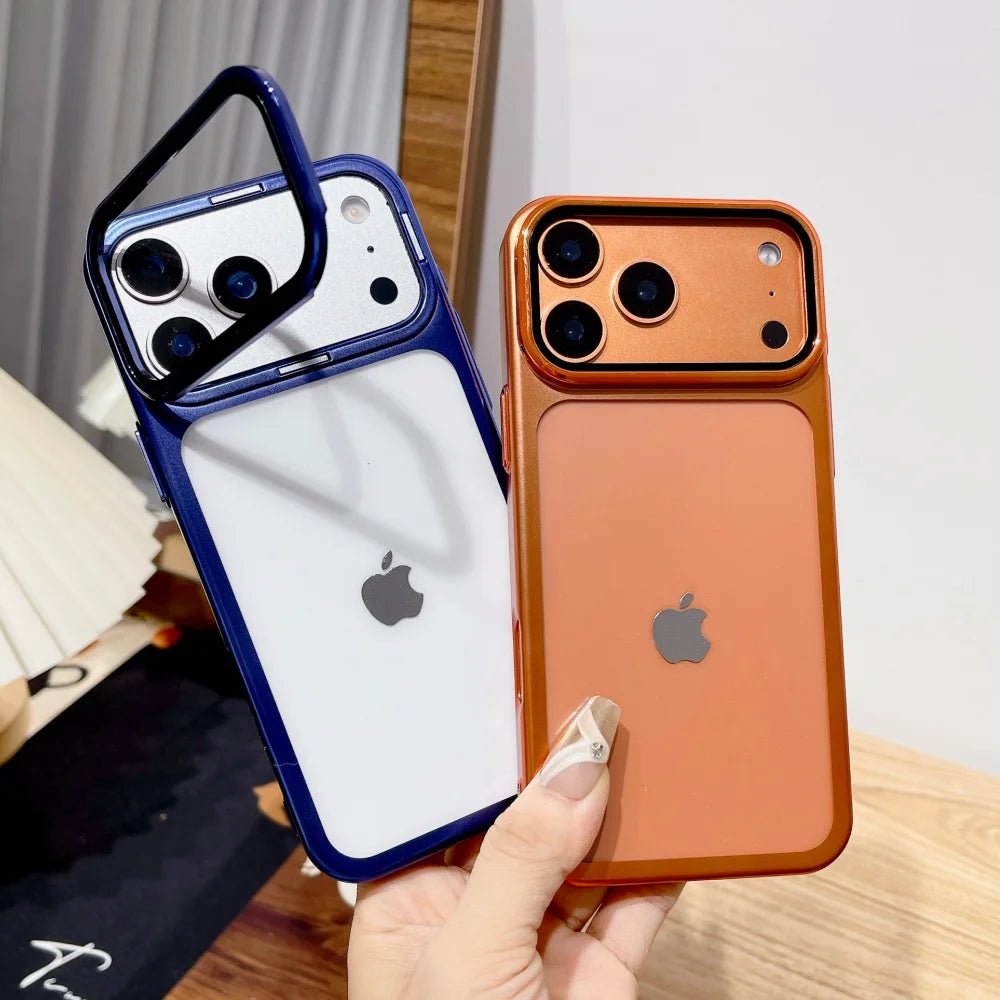 Ultra-Thin iPhone 17 Case with Foldable Stand - Luxora