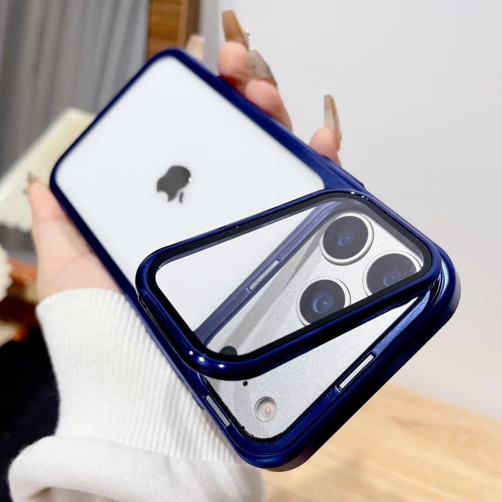 Ultra-Thin iPhone 17 Case with Foldable Stand - Luxora