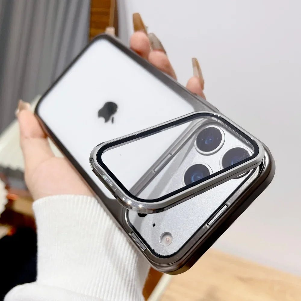 Ultra-Thin iPhone 17 Case with Foldable Stand - Luxora